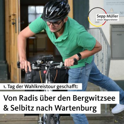 Tag 1 der Radtour gemeistert