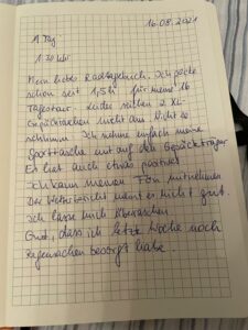 Radtagebuch von Sepp Müller
