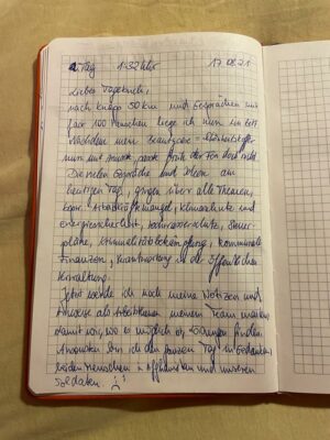 Radtagebuch von Sepp Müller