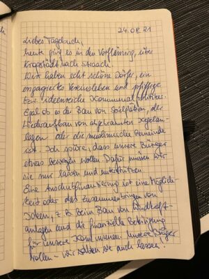 Radtagebuch von Sepp Müller