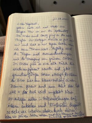 Radtagebuch von Sepp Müller