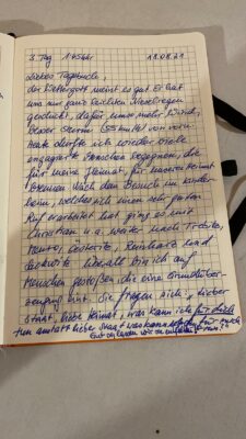 Radtagebuch von Sepp Müller
