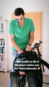 Radtour von Sepp Müller beginnt