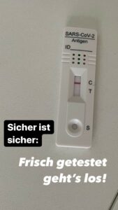 Schnelltest am Tag 1
