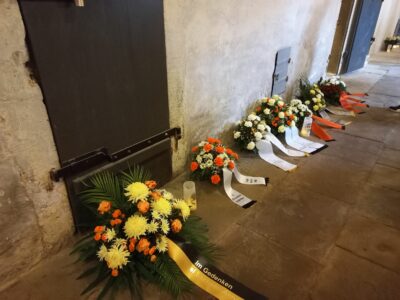 Kranzniederlegung in der Gedenkstätte KZ Lichtenburg Prettin