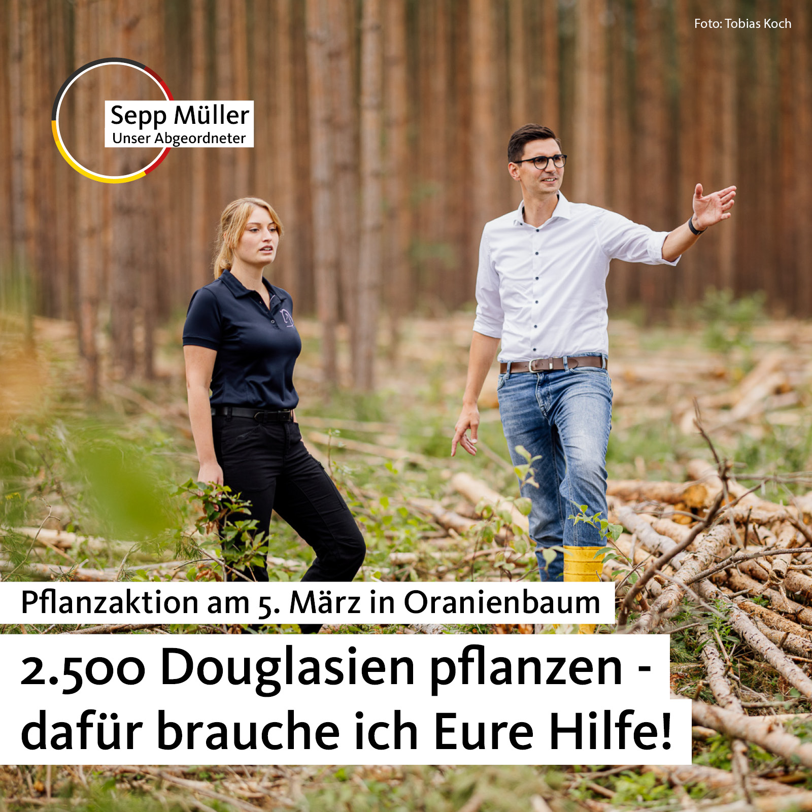 Ankündigung: Baumpflanzaktion Sepp Müller