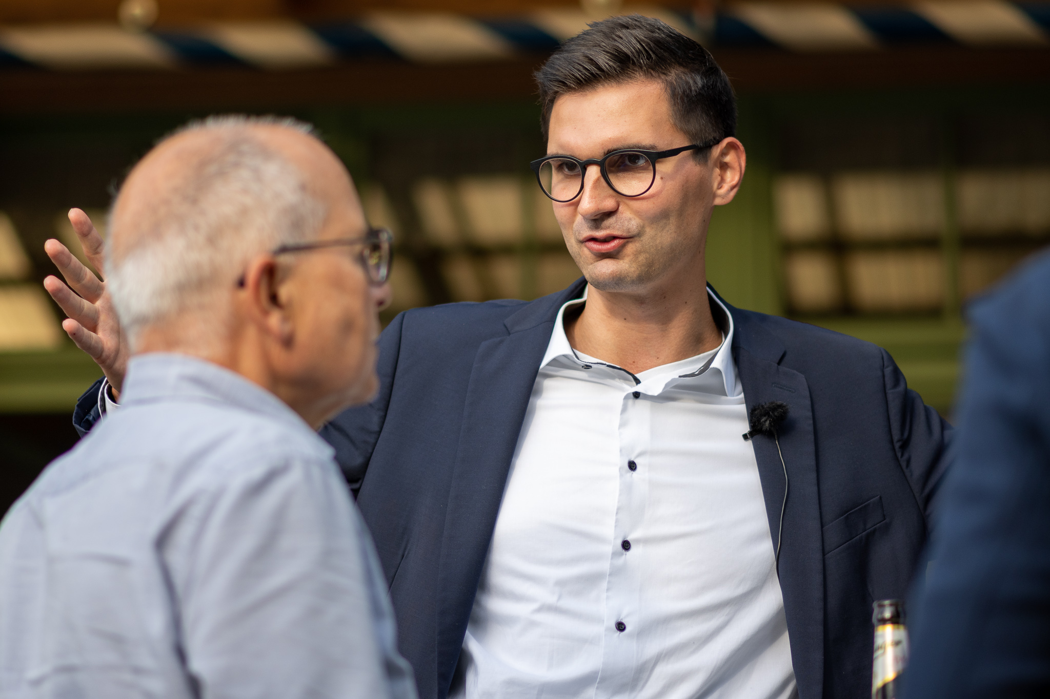 Sepp Müller im Gespräch