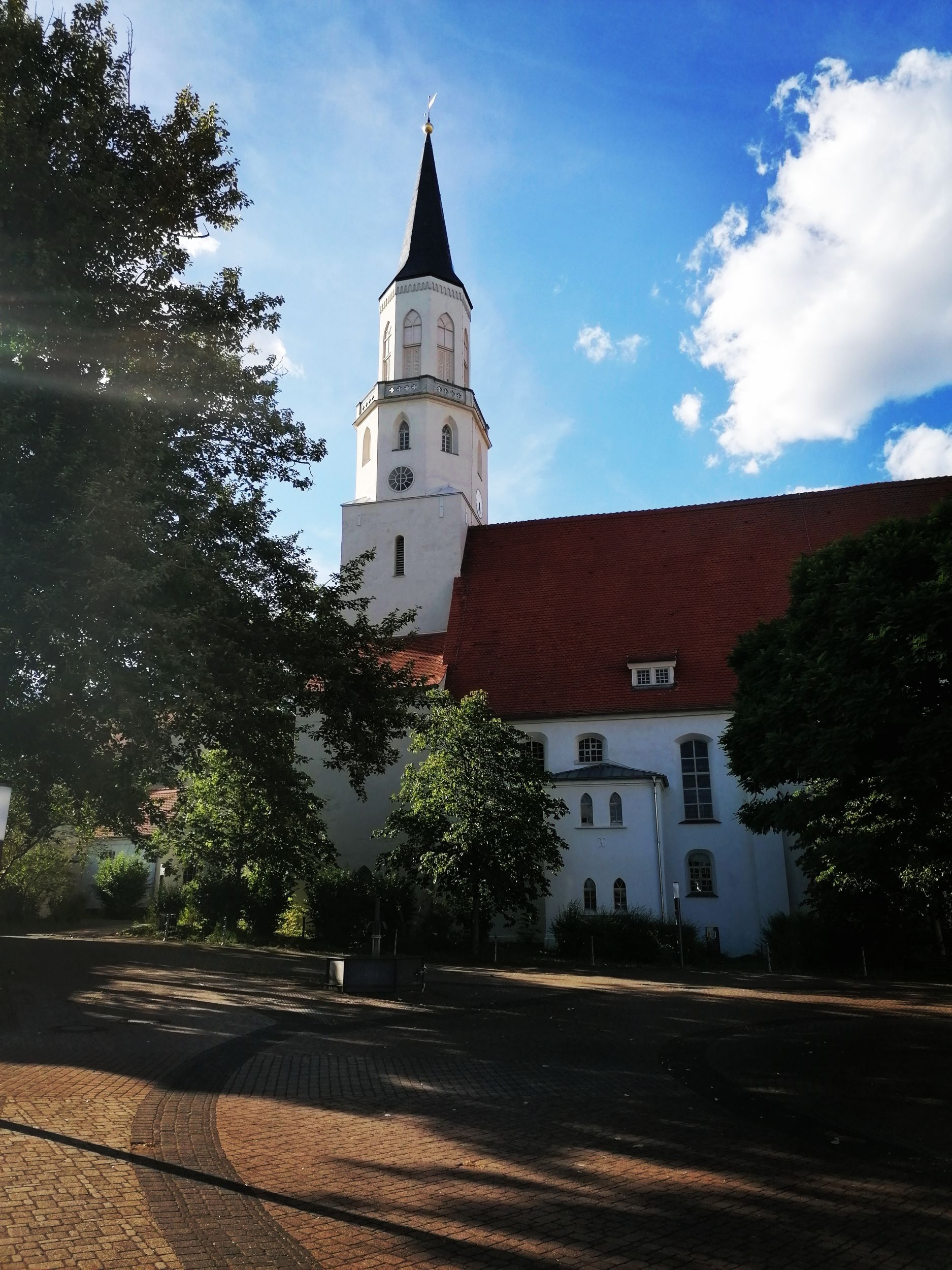 Blick auf den Klosterhof Coswig