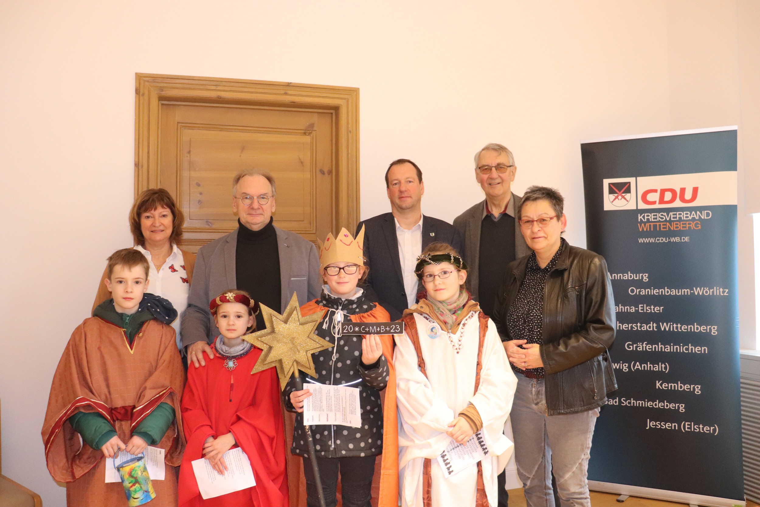 Sternsinger beim CDU Kreisverband Wittenberg 2023