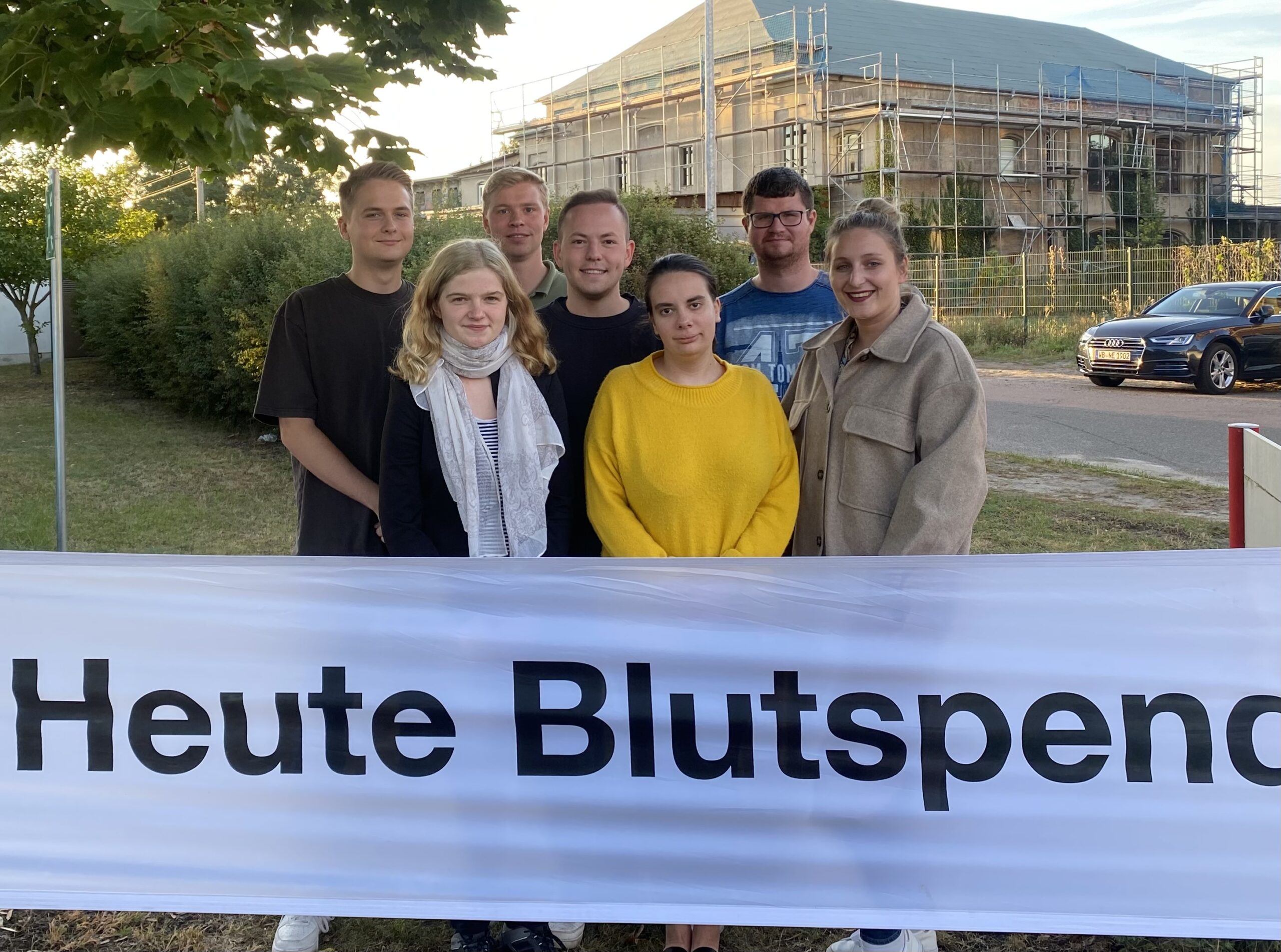 Junge Union Wittenberg bei der Blutspende
